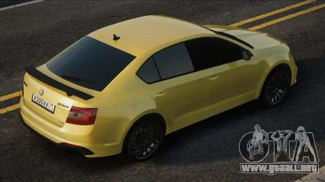 Skoda Octavia RS [Yellow] para GTA San Andreas