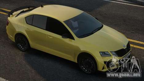 Skoda Octavia RS [Yellow] para GTA San Andreas