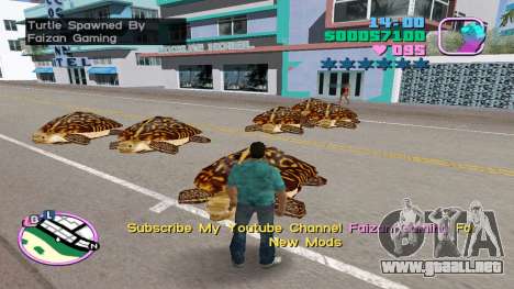 Tortuga de desove para GTA Vice City