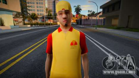 Wmybmx Pizza Uniform 1 para GTA San Andreas