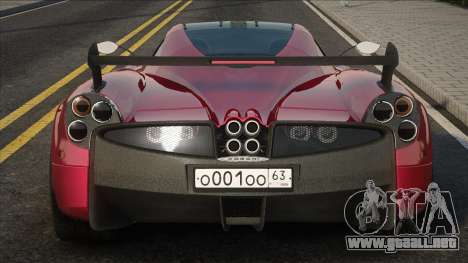 Pagani Huayra [XCCD] para GTA San Andreas