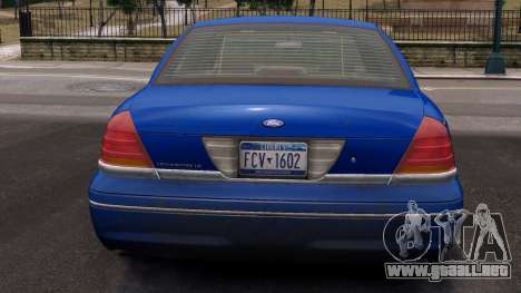 Ford Crown Victoria LX 1999 [Blue] para GTA 4