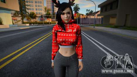 Tifa Lockhart - Invernal Sweater v2 para GTA San Andreas