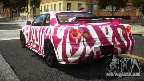 Nissan Skyline R34 R-Sport S2 para GTA 4