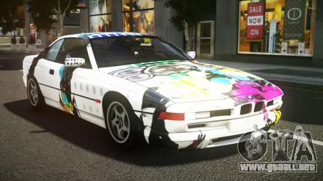 BMW 850CSi L-Edition S13 para GTA 4