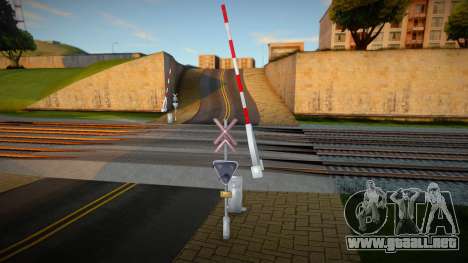 Two tracks barrier different 2 para GTA San Andreas