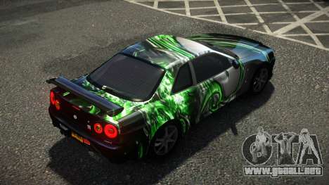 Nissan Skyline R34 N-Tune S11 para GTA 4