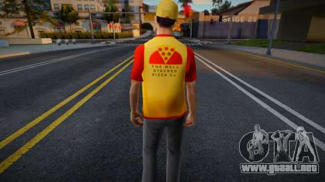 Wmybmx Pizza Uniform para GTA San Andreas