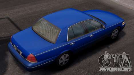 Ford Crown Victoria LX 1999 [Blue] para GTA 4