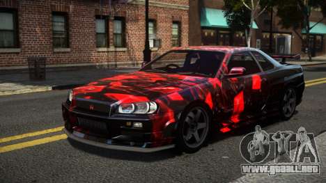 Nissan Skyline R34 R-Sport S4 para GTA 4