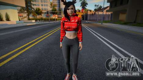 Tifa Lockhart - Invernal Sweater v2 para GTA San Andreas