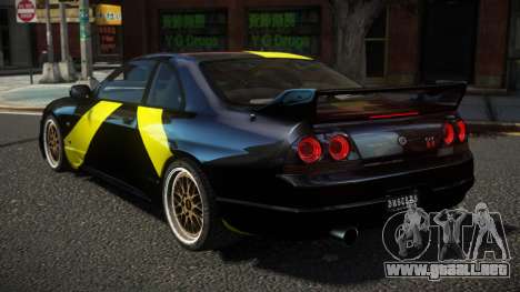 Nissan Skyline R33 R-Ti S14 para GTA 4