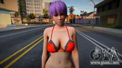 Ayane Red Swimsuit para GTA San Andreas