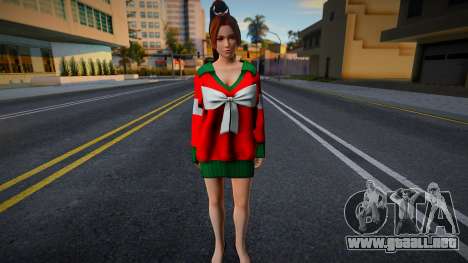Mai Christmas Sweater para GTA San Andreas