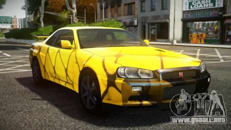 Nissan Skyline R34 N-Tune S8 para GTA 4