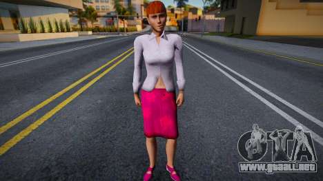 Mujer ordinaria en estilo KR 2 para GTA San Andreas