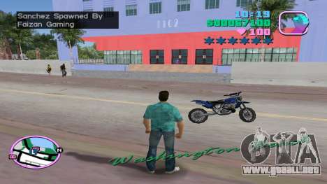 Bicicleta Spawn Sanchez para GTA Vice City