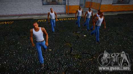 Mod puesto a cero: los clones de CJ caminan sinc para GTA San Andreas