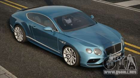 Bentley Continental [Dia CCD] para GTA San Andreas