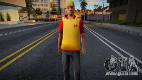 Wmybmx Pizza Uniform 1 para GTA San Andreas