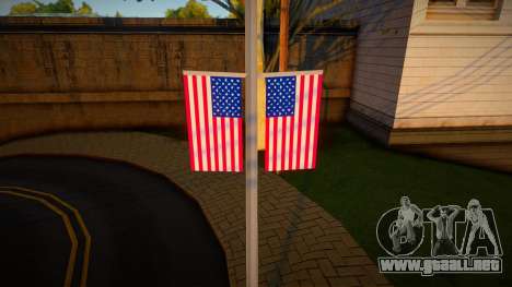 USA Flags Replace in Queens para GTA San Andreas