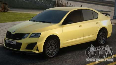 Skoda Octavia RS [Yellow] para GTA San Andreas