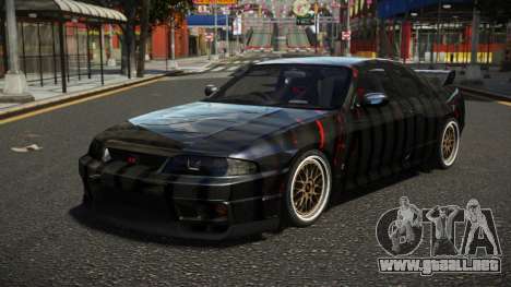 Nissan Skyline R33 R-Ti S11 para GTA 4