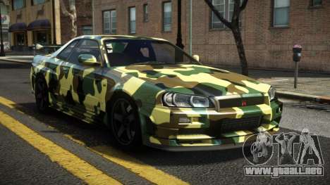 Nissan Skyline R34 R-Sport S5 para GTA 4