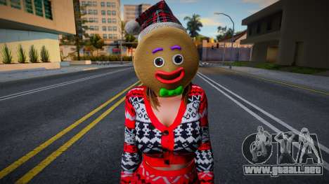 DOAXVV Nanami - Christmas Clothes Set v2 para GTA San Andreas