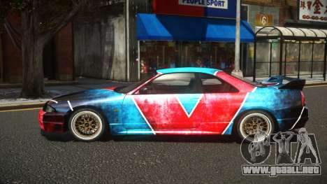 Nissan Skyline R33 R-Ti S2 para GTA 4