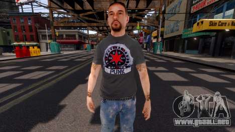 Punks en camisetas CM Punk de WWE para GTA 4