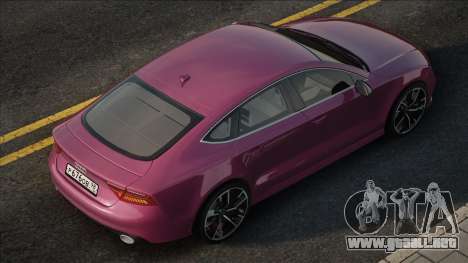 Audi RS7 Pink para GTA San Andreas