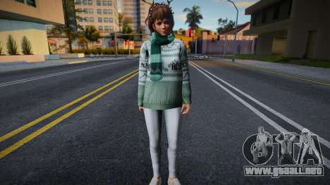 Hitomi - Christmas Sweater Leggings v2 para GTA San Andreas