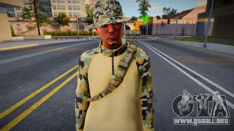 SKIN DE GUERRILHA 1 para GTA San Andreas