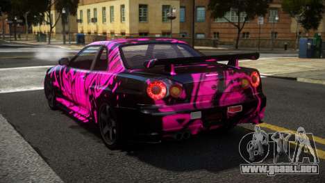 Nissan Skyline R34 R-Sport S13 para GTA 4