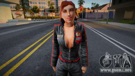 Katie Jackson from Flatout 2 para GTA San Andreas