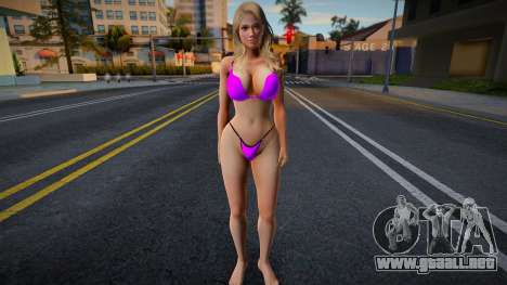 Tina big breasts in a swimsuit para GTA San Andreas