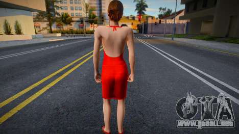 Chica en vestido estilo kr 3 para GTA San Andreas