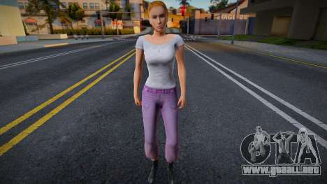 Muchacha joven en estilo KR 4 para GTA San Andreas