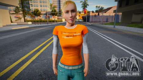 Mujer ordinaria en estilo KR 6 para GTA San Andreas