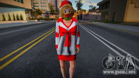 Shizuku - Christmas Present Sweater Dress v2 para GTA San Andreas