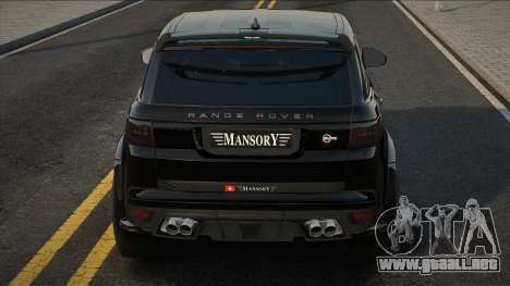 Range Rover Sport SVR Mansory para GTA San Andreas
