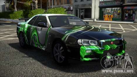 Nissan Skyline R34 N-Tune S11 para GTA 4