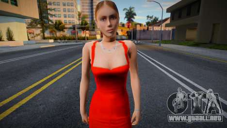 Chica en vestido estilo kr 3 para GTA San Andreas