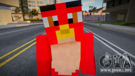 Red Bird (The Angry Birds Movie) Minecraft para GTA San Andreas