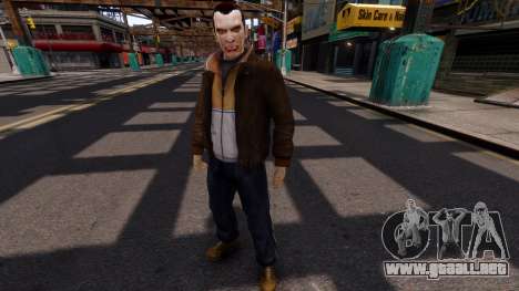 Nico Infected Hair para GTA 4