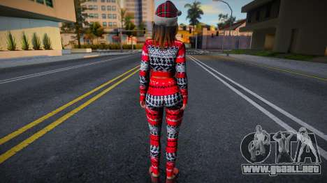 DOAXVV Nanami - Christmas Clothes Set v2 para GTA San Andreas