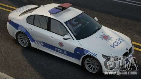 BMW M5 E60 Polis para GTA San Andreas