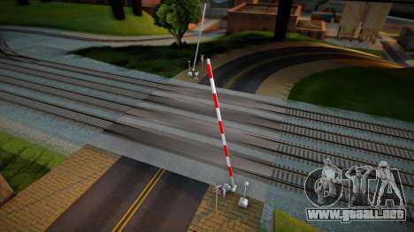 Two Tracks old barrier and with bell para GTA San Andreas
