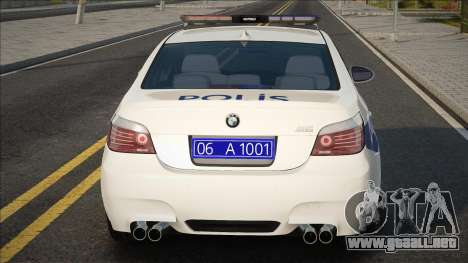 BMW M5 E60 Polis para GTA San Andreas